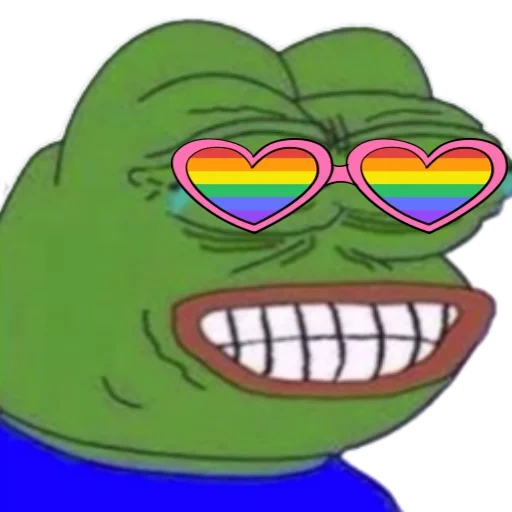 pepe lacht, frog pepa, pepe frog, frog pipe smile, der frosch pepe lächelt