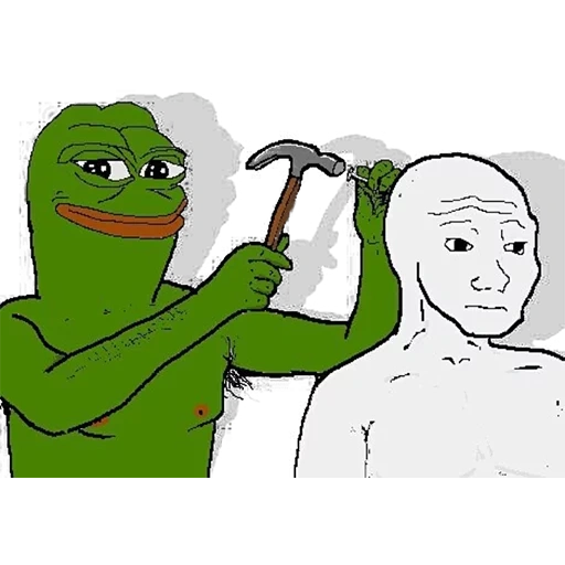 человек, пепе удар, пепе wojak, pepe the frog