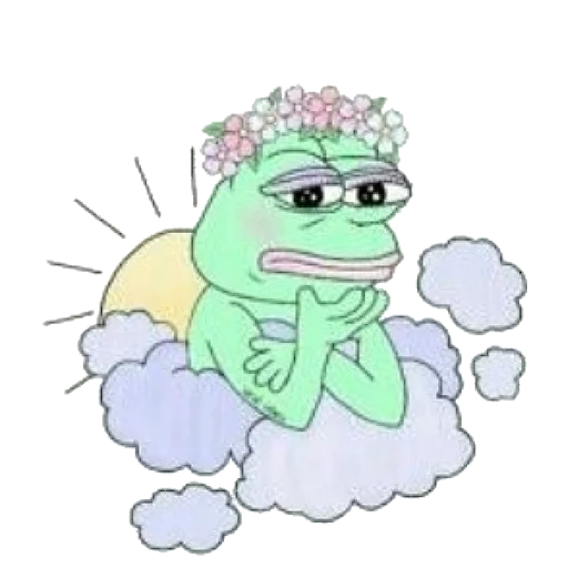 pepe pepe, crapaud pepe, grenouille, pepe est doux, dessin de crapaud mignon