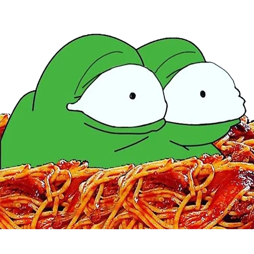 spaghetti, out pocket, riepepe, item di atas meja, penembak schnappi