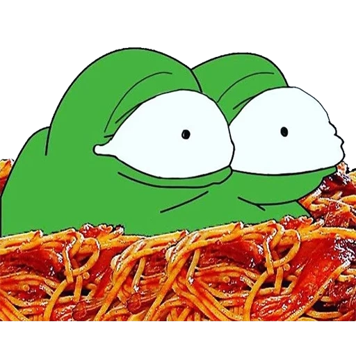 spaghetti, poche, reeee pepe, les objets de la table, shnappy shooter schnappi shooter