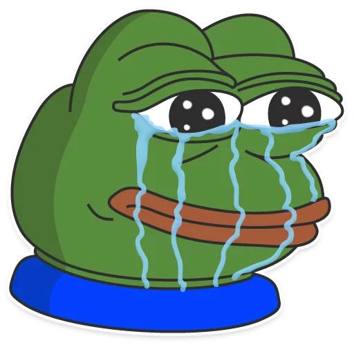 stickers pepe, frog crying meme, pipe frog, the frog pepa crys, crying frog pepe