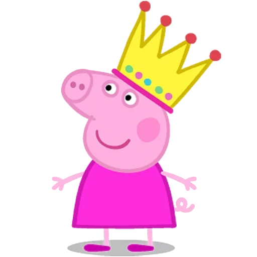 pig peppa, pig peppa princess, pig peppa george, héros de dessin animé pig peppa, pig peppa heroes