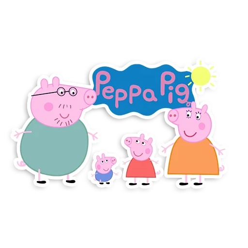 pepp peppa, peppa pig, héroes de peppa peppa, amigos de peppa, logotipo de peppa de cerdo