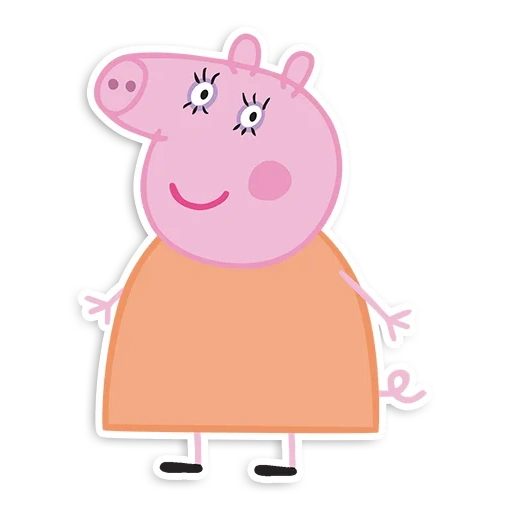 caxumba pippa, pai pippa, herói do piggy, piggy page personagem, piggy mãe porquinho