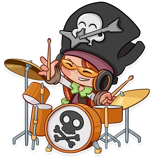 pirate, drums, pirate, hand drum, pirates clipart