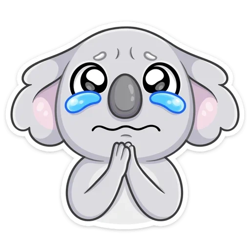 lovely, sticker, koala percy