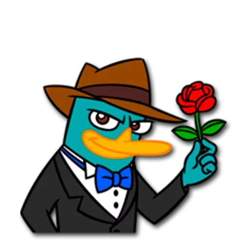 l'ornitorinco, l'ornitorinco, perry platypus organized crime group, modello di ornitorinco di perry