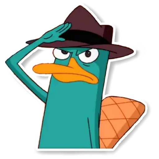perry platypus, perry duckbill, platipus perry platipus, kartun platipus perry