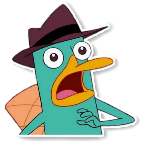 perry the platypus, perry the platypus, perry plaintos drawing, the platypus perry plaintos, perry the platypus is small