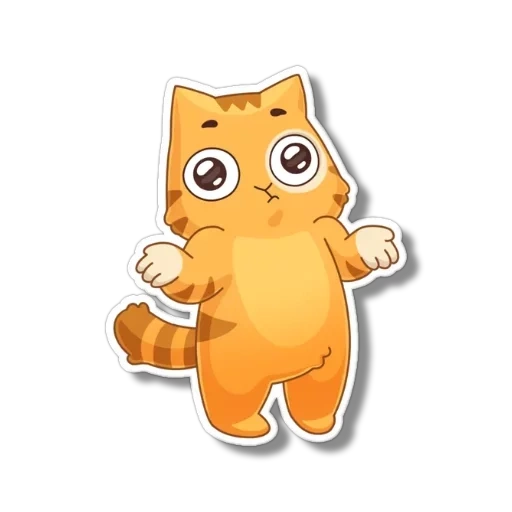 sticker cat, peach cat, cat peach, stickers vk, stickers