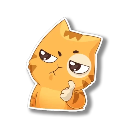 vk stickers, styker cat, cute stickers, persian sticker, sticker cat persik