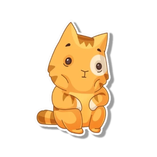 stiker kucing persik, kucing persik, stiker kucing, kucing persik, stiker kucing lucu