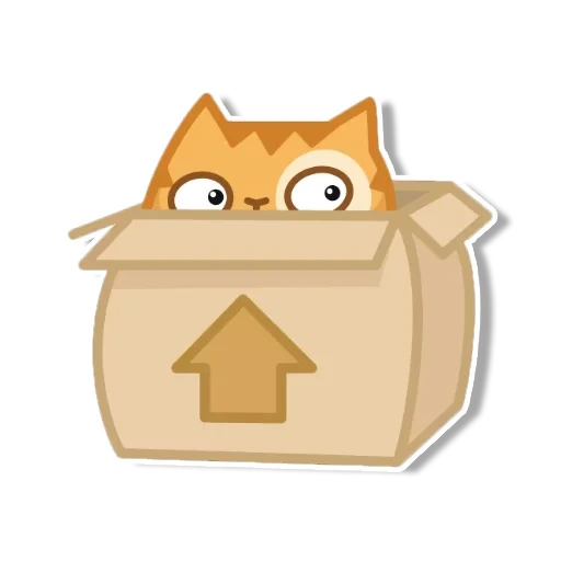 peach sticker, stiker kucing persik, kucing persik di dalam kotak, stiker kucing, stiker peach abu abu