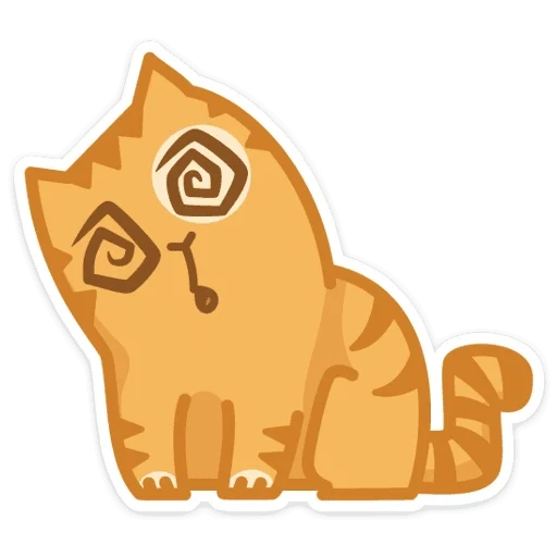 stiker kucing persik, stiker kucing, stiker peach, kucing persik, cat barsik sticker vk