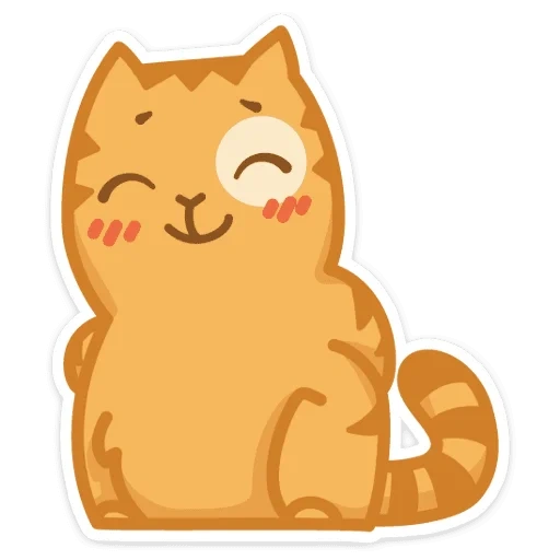 sticker cat peach, cat peach, stickers peach, cat peach, cats stickers