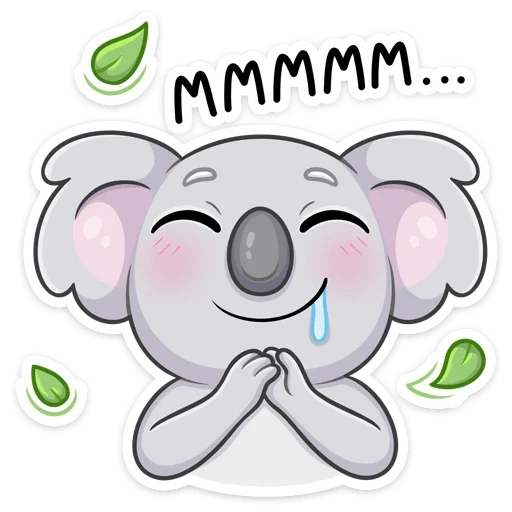 encantador, koala, emoji, koala percy