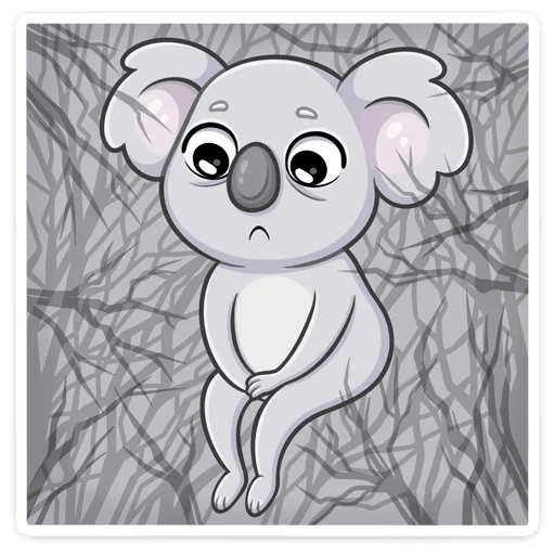 koala, foto, koala percy, os desenhos são fofos para colorir