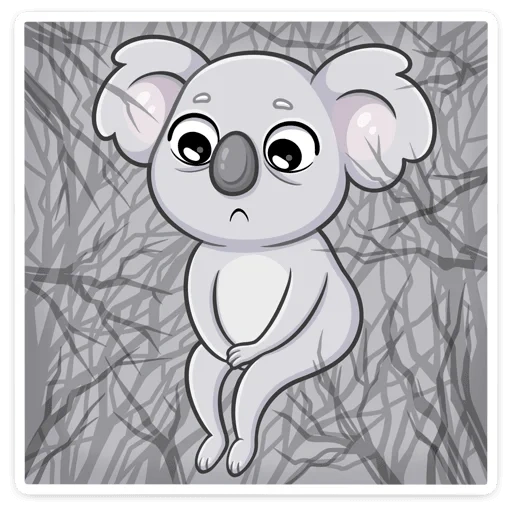 koala, image, koala percy, les dessins sont une jolie coloration