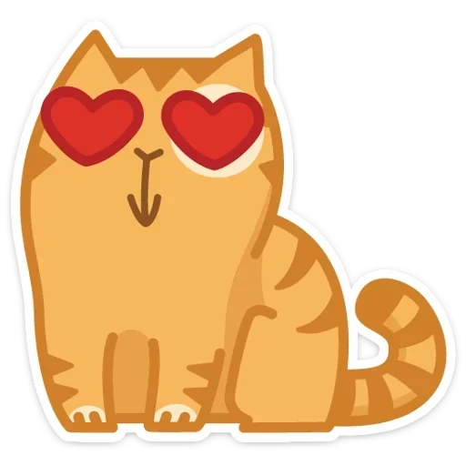 peach, cat peach, peach cat, heart-shaped cat, cats in love
