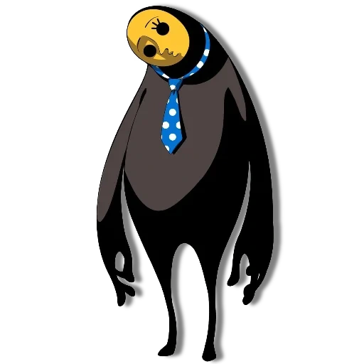 persona q2 aufkleber, set von aufklebern, fukuro ein stück, penguin art, böse penguin