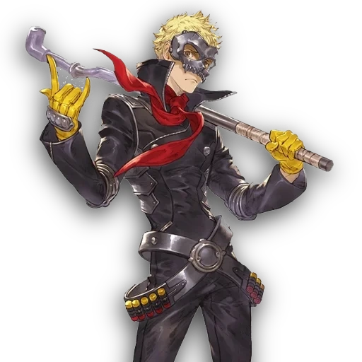 ryuji person 5, persona 5, persona 5 ryuji, karakter anime, seni karakter anime