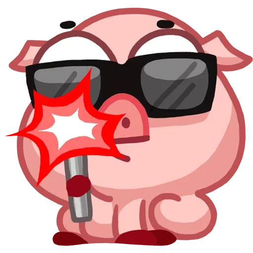 pig styker, stylers of piggy, systems vk vinka, stickers with a pig vk, vink stickers