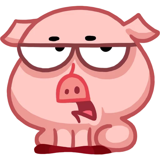 pig sticker, stylers vk winks, autocollants avec un cochon vk, stylers vk vinki, set d'autocollants