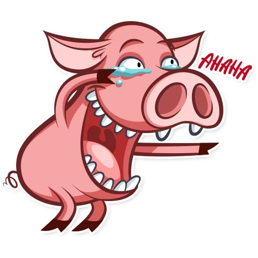 sticker swin, styker pig, system swin petya, stil sie schwein, honigstil kaban aufkleber