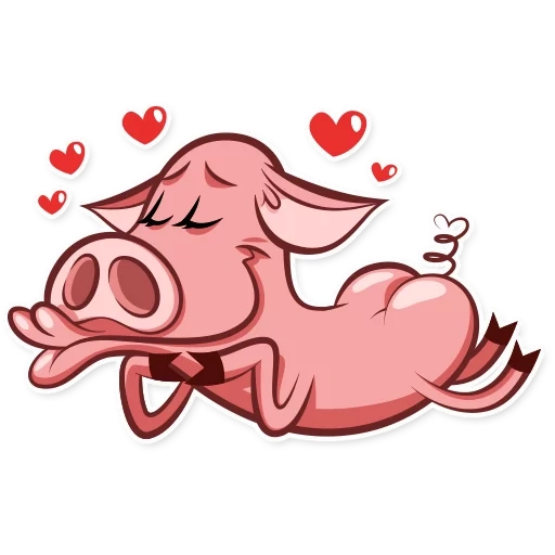 stylers pig petya, style swin, pig steak, style you pig, stickers stickers