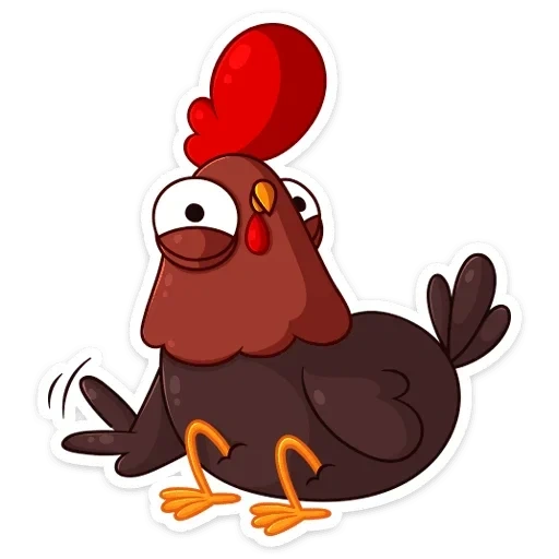 jeune coq, coqs, petya cockerel, rooster fatigué, le coq est cool