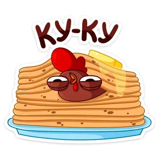 pancakes, bello, kroshkin, petya cockerel