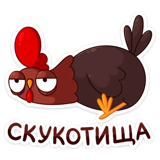 stiker petya petya, styker rooster, cockerel petya stiker di vk, stiker, stiker ayam jantan