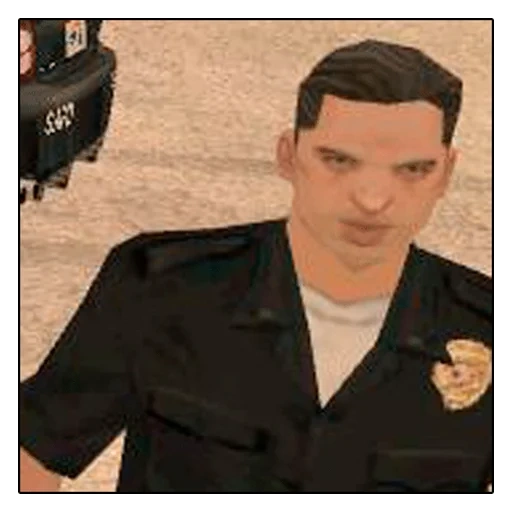 el hombre, policía de gta, gta san andreas se enfrenta, policía lspd san andreas, grand theft auto san andreas