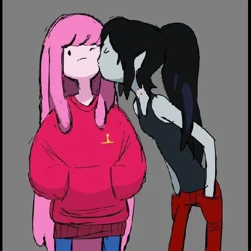 марселина, марселин бубльгум юри, adventure time marceline, принцесса бубльгум марселин