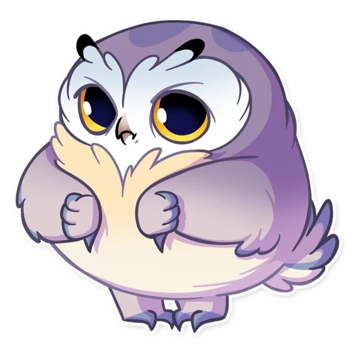 stickers of the owls phil, owl violet sticker, stickers owl, owl, consumer cute owl
