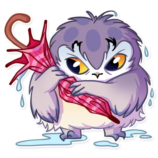 stiker sovl owl, diet indah burung hantu, stiker vk owl fil, stiker violet burung hantu, stiker burung hantu