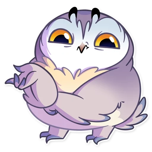 stickers owls fil, owl violet sticker, set of stickers owls phil, stickers owl, stickers vk phil