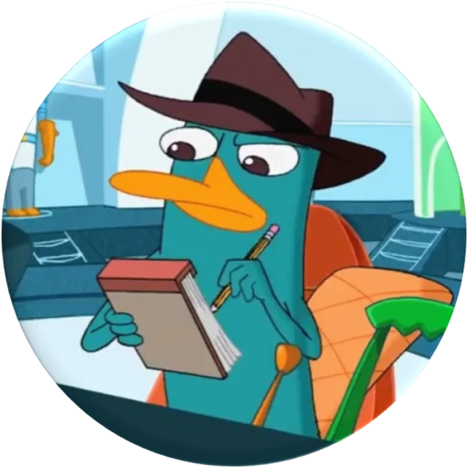 multe ferb, perry il ornitorinco, perry patkonos cartoon, perry plasticos è coraggioso, il platypus perry paintos