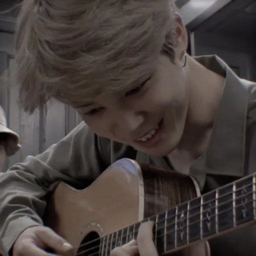 jimin, jimin bts, rap monster, bangtan boys, jimin gitarre