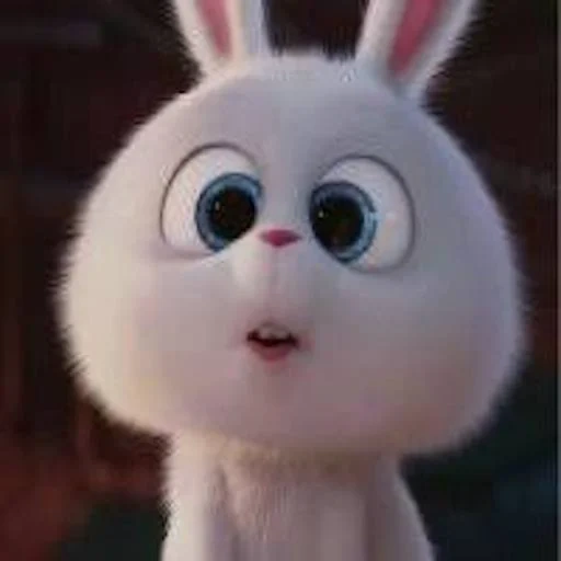 coniglio, caro coniglio, snowball di coniglio, la vita segreta degli animali domestici hare, little life of pets rabbit