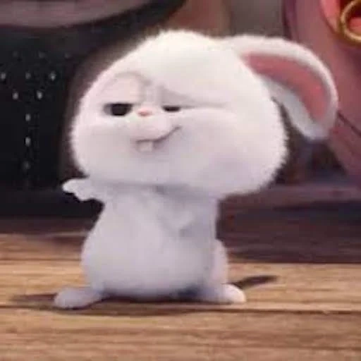 bola de neve de coelho, rabbit da vida de animais de estimação, a vida secreta dos animais de estimação, little life of pets rabbit, vida secreta de animais de estimação hare snowball