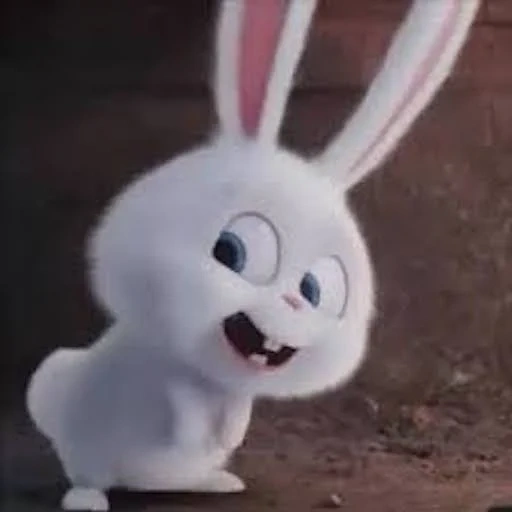 snowball di coniglio, vita segreta del flusso di neve di coniglio, la vita segreta degli animali domestici hare, vita segreta degli animali domestici hare snowball, rabbit snowball last life of pets 1