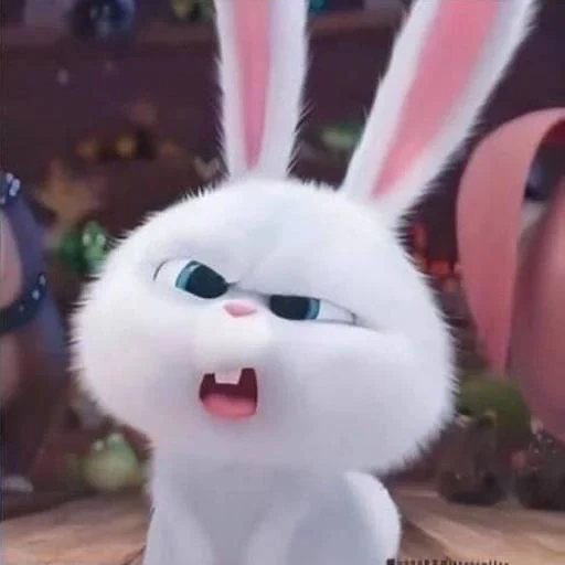 snowball di coniglio, vita segreta del coniglio, ultima vita di coniglio di casa, la vita segreta degli animali domestici hare, rabbit snowball last life of pets 1