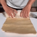 paper, skins, puff pastry, yeast dough, synthetic fabric