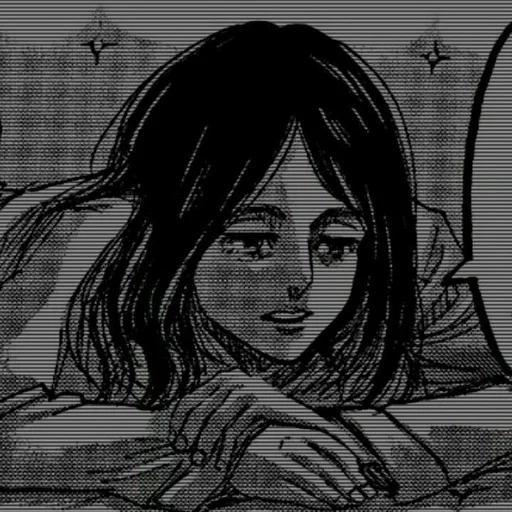 young woman, art drawings, titans of manga, pieck attack of the titans, pieck finger manga icons
