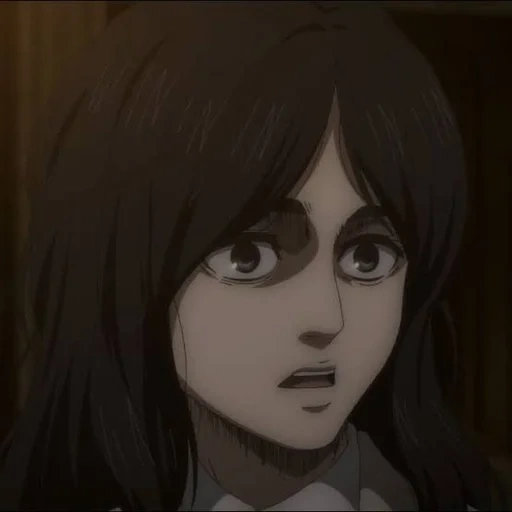 pieck finger, anime di titan, l'attacco dei titani, attack on titan anime, attacca i personaggi titani