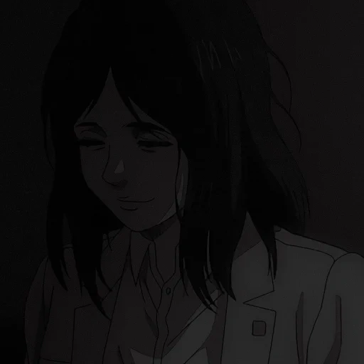 people, filles, figure, fille émotive, anime triste