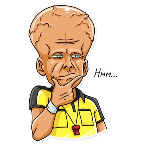 telegram stickers, telegram stickers, pierliji collin, telegram arbitrator stickers, steam referee