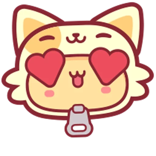 smiley, smiley cat, kai icono, catros pegatina, kawaii